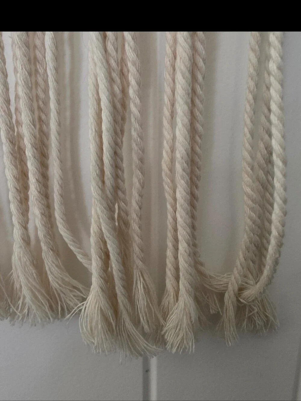 34.5x19 in Fringe Floral Macrame Crochet Wall Art Decor Tapestry Anthropologie